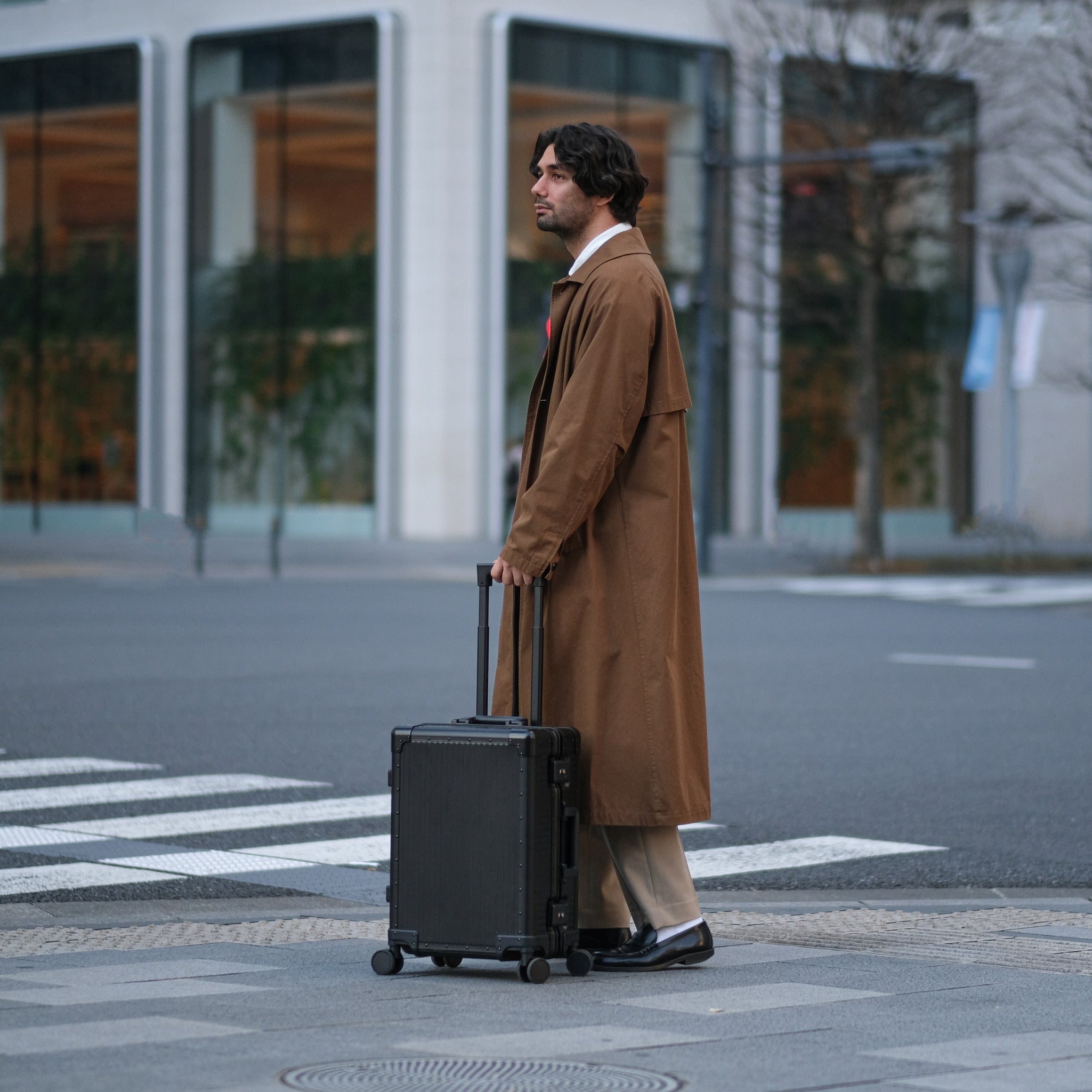 Aluminum Suitcase OP.13 (Black) - OPUS